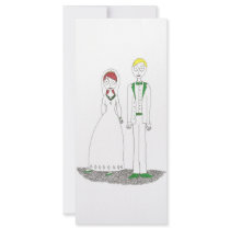 Creepy Wedding Irish Custom Rack Card