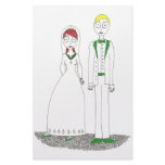 Creepy Wedding Irish Customized Stationery