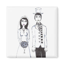 Creepy Wedding Magnets