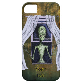 Creepy Window Alien Halloween Case iPhone 5 Covers