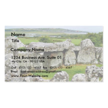 Creevykeel Stones Circles Ireland Court Tombs 4 Business Card Templates