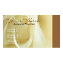 Creme Rose Business Card