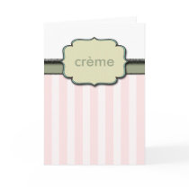 Crème Vintage Card