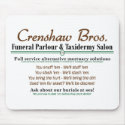 Crenshaw Bros. Burial at Sea mousepads by melhi_ Crenshaw Bros. Burial at Sea mousepads