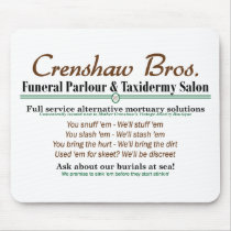 Crenshaw Bros. Burial at Sea mousepads