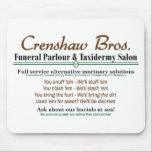 Crenshaw Bros. Burial at Sea mousepads