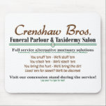 Crenshaw Bros. Concession Stand mousepads