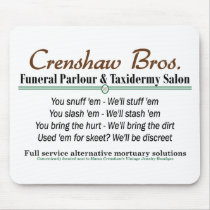 Crenshaw Bros. Funeral Parlour mousepads