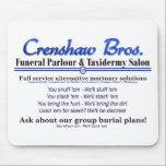 Crenshaw Bros. Group Burial Plan mousepads