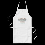 Crenshaw Bros. Layaway Plan aprons