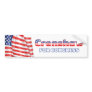 Crenshaw for Congress Patriotic American Flag Bumper Sticker