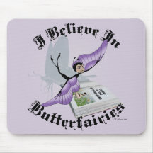 Creo en Butterfairies Alfombrilla De Raton
