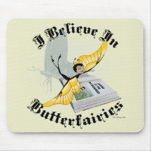 Creo en Butterfairies Tapete De Ratón