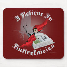 Creo en Butterfairies Tapetes De Ratón