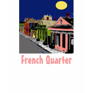 Creole Cottage New Orleans Full Moon shirt