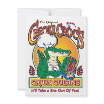 CREOLE-CROC INVITATIONS