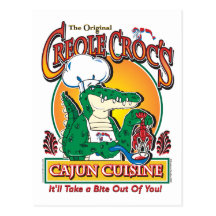 CREOLE-CROC POST CARD