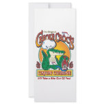 CREOLE-CROC PERSONALIZED RACK CARD