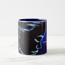 Creole Rain - Blue 2 mugs