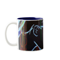 Creole Rain - Blue 2 mugs
