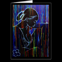 Creole Rain - Blue cards