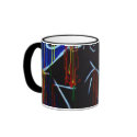 Creole Rain - Blue mugs by haitianart Creole Rain - Blue mugs