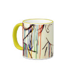 Creole Rain - White Coffee Mugs