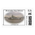 Creole River Boat New Orleans Postage Stamp