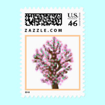 Crepe Myrtle Tree stamps