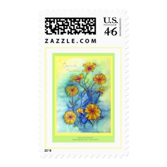 Crescendo Primrose Vertical Postage stamp
