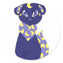 Crescent Bearfox stickers