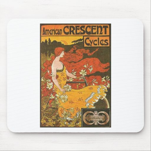 Crescent Cycles Mouse Pads