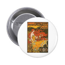 Crescent Cycles Pinback Buttons