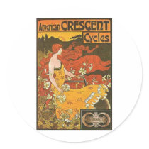 Crescent Cycles stickers