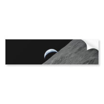 Crescent Earth Bumper Sticker