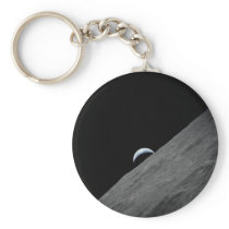 Crescent Earth Key Chains
