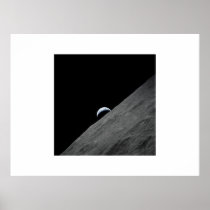 Crescent Earth Poster