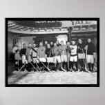 Crescent Hockey Team in New York 1911 Poster