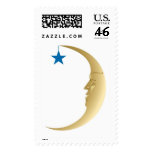 Crescent Moon Face Stamp