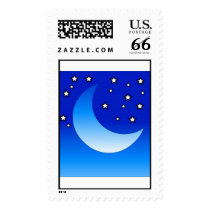 Crescent Moon postage