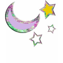 Crescent Moon & Stars t-shirts