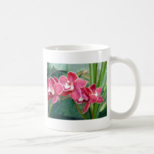 Crescent of Cymbidium Coffee Mugs