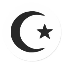 Crescent - Star stickers