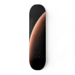Crescent Sunrise on Mars the Red Planet skateboards