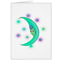 cresent moon goddess cards