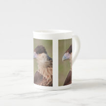 Crested Caracara Bone China Mugs