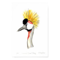 Crested Crane posters