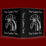 Crested Dragon Dark 1.5" Binder binders
