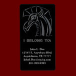 Crested Dragon Identifier Label labels