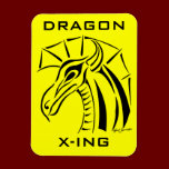 Crested Dragon Premium Magnet magnets